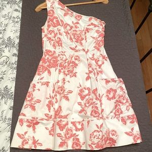 Jessica Simpson One Shoulder Floral Dress